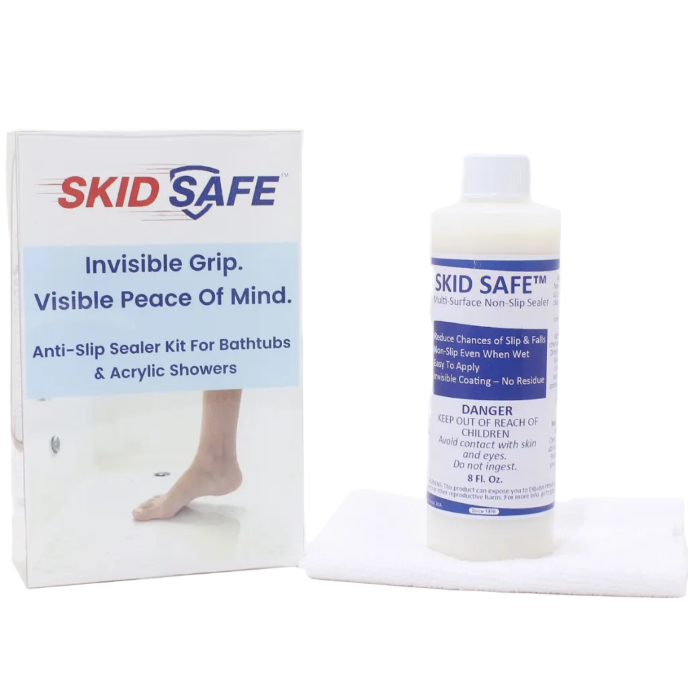 SKID SAFE Bathtub Kit retail packaging