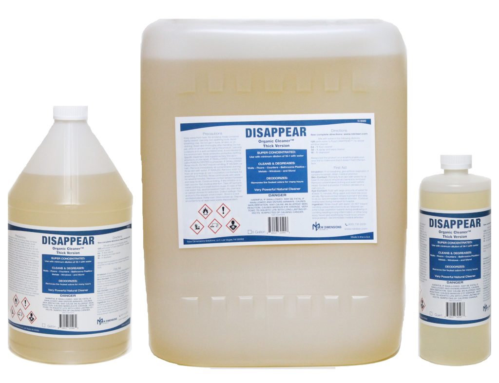 DISAPPEAR organic cleaners